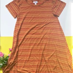 Lularoe orange summer dress
